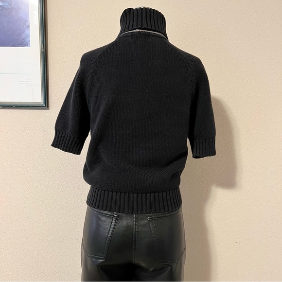 ❌SOLD❌ Vintage Short Sleeve Knit Turtleneck Sweater - Picture 7 of 7